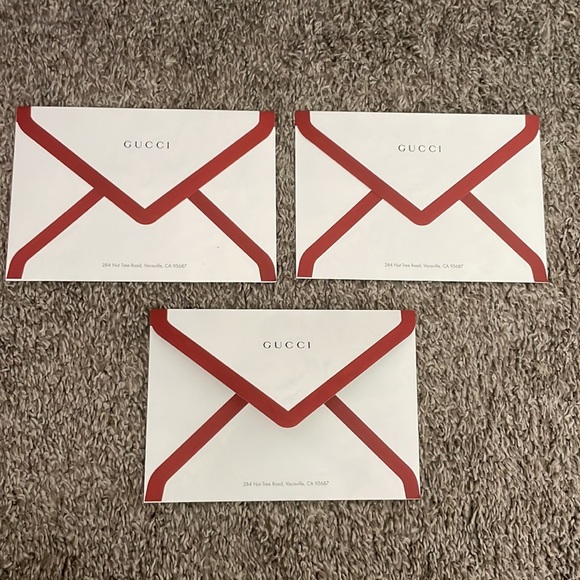 Gucci flora collection Stationary envelopes Set of #3 - Picture 3 of 6
